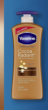 VASELINE INTENSIVE CARE COCOA RADIANT BODY LOTION 600ML
